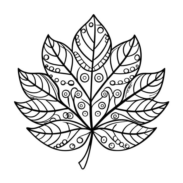 Fall Coloring Page