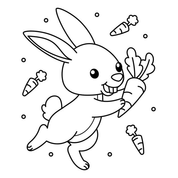 hand drawn bunny outline illustration 23 2149265137