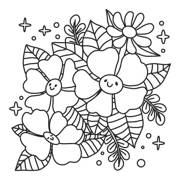 hand drawn floral illustration 23 2151223363