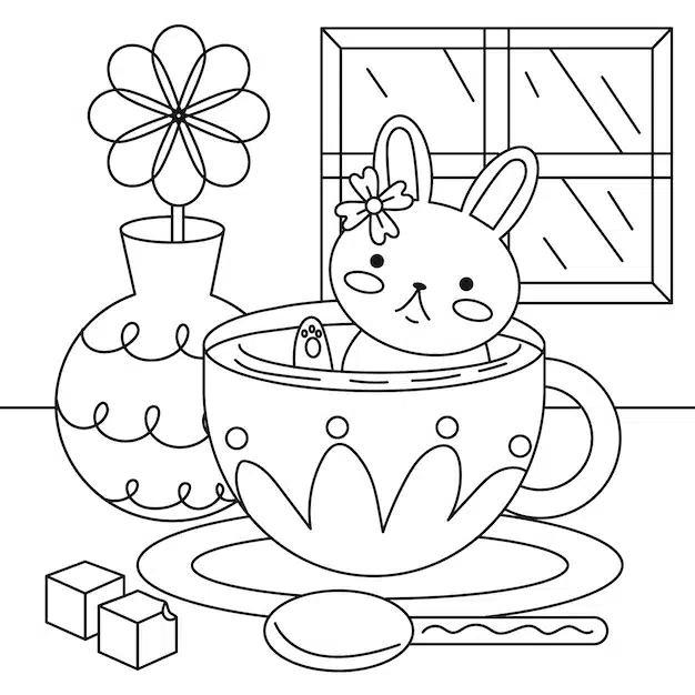 hand drawn kawaii coloring book illustration 23 2149757118