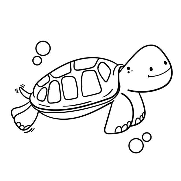 hand drawn turtle outline illustration 23 2149288619