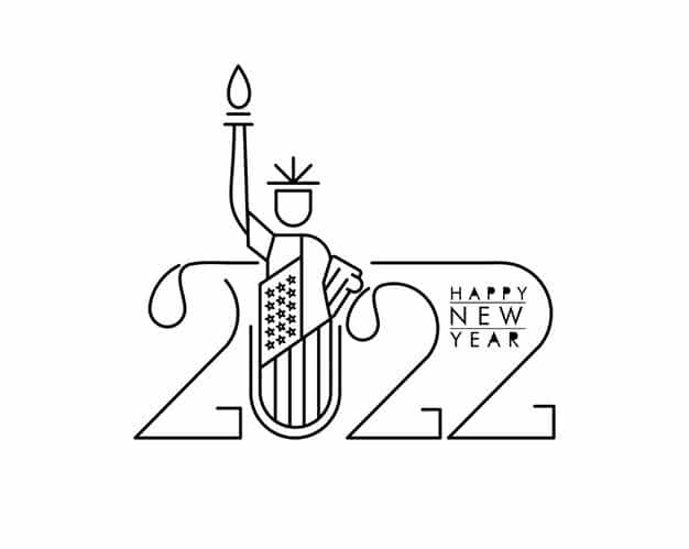 happy new year 2022 text typography design patter vector illustration 460848 7546