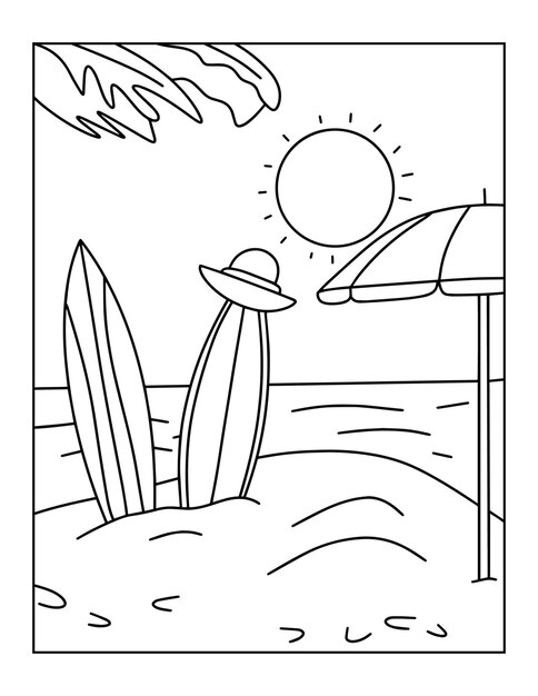 hello summer coloring pages kids summer coloring book 126990 761