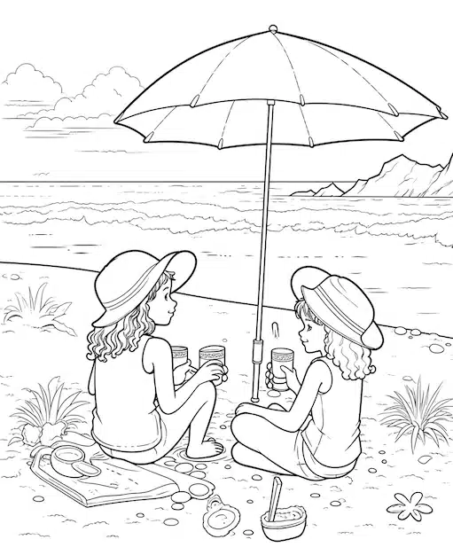 illustration beach 931878 440519