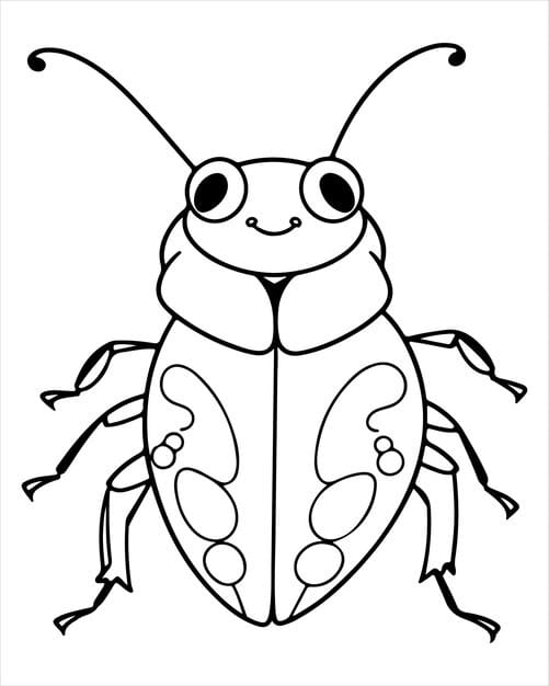 insect bug coloring page kids insect bug illustration 638495 3708