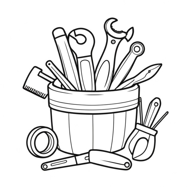 tools line white background 1295878 5406