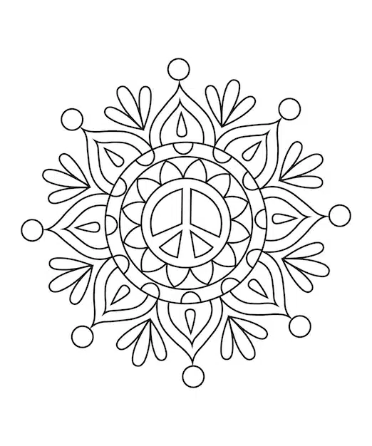 vector mandala coloring pages books 1101005 132